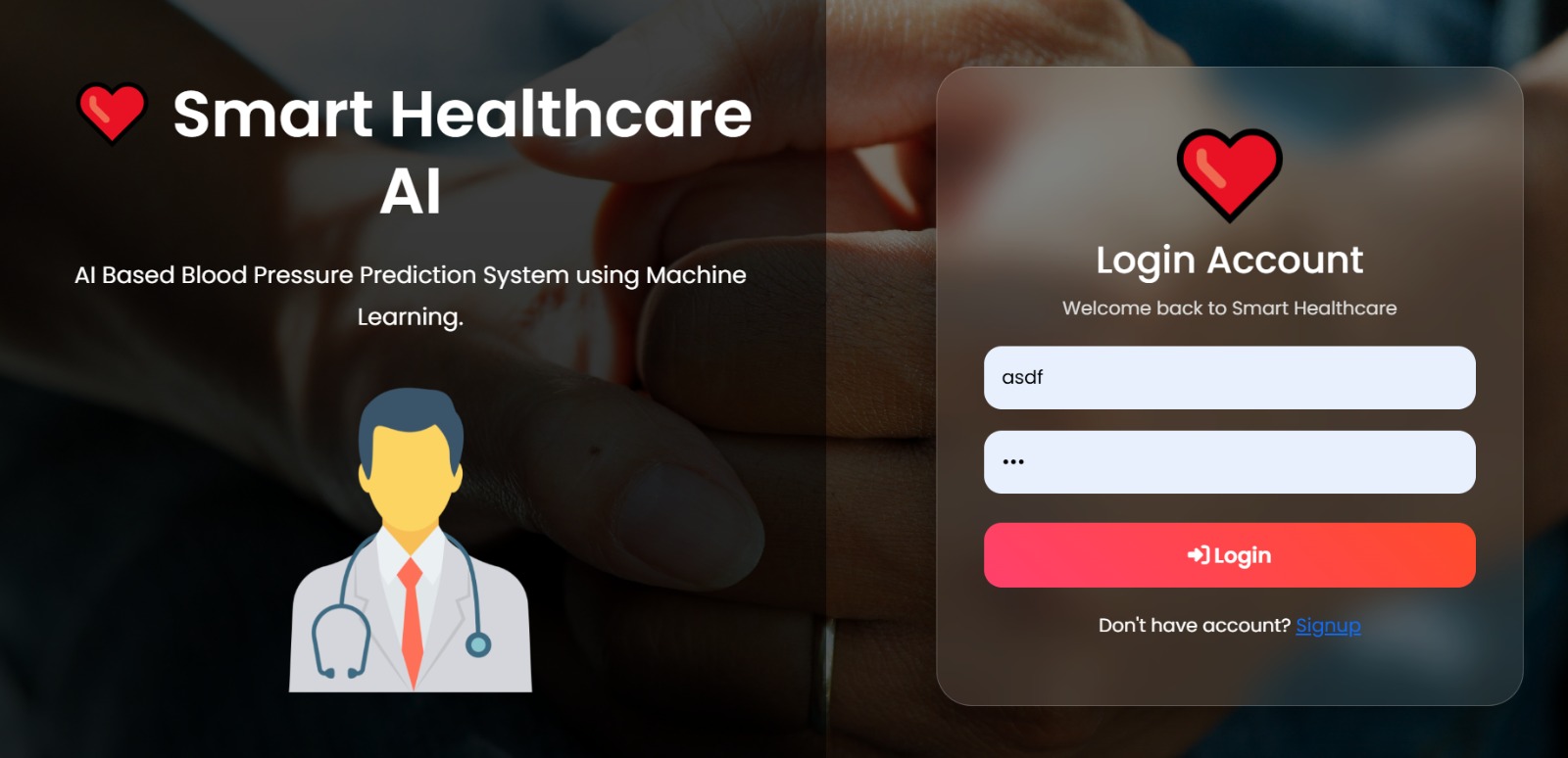 AI Blood Pressure Prediction System